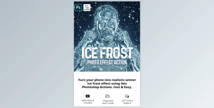 Download Ice Frost Photoshop Action GraphicRiver-29754265 (ABR, GRD, PAT,  ATN)