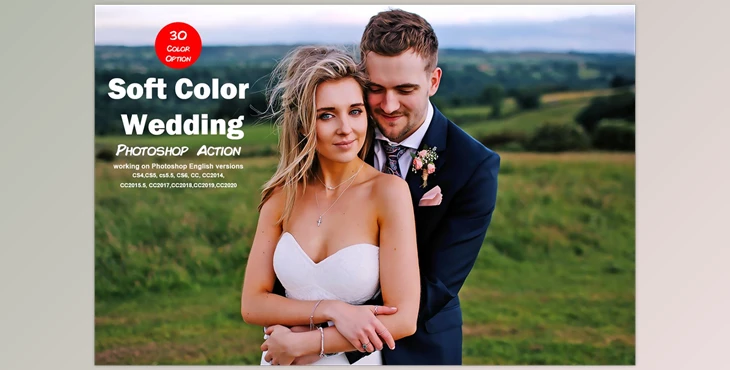 Download Soft Color Wedding Photoshop Action CreativeMarket-5529582 (ATN)