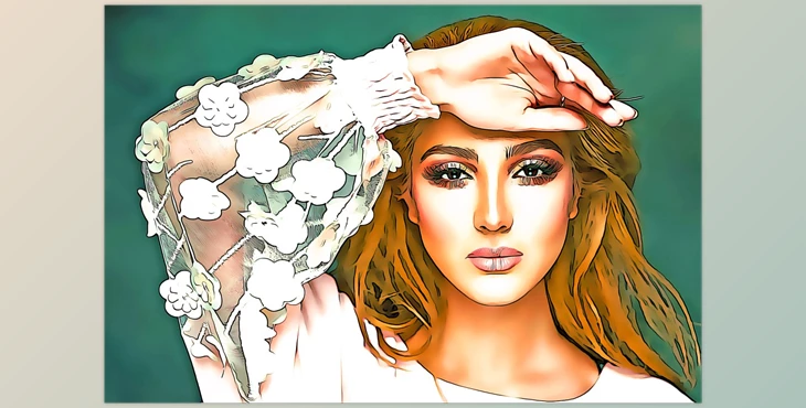 Download Beautiful Cartoon 2 Photoshop Action CreativeMarket-5458074