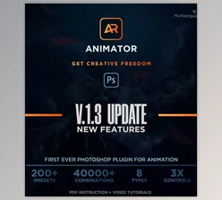 Download Animator Photoshop Plug-in for Animated Effects 1.3 – Graphicriver 25403011 (TIFF, PSD, JPG)