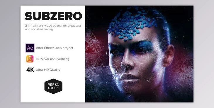 Download Subzero Ice Overlays Opener (Videohive 29719792) - AE Project