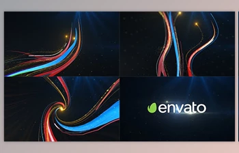 Colorful <span class='badge badge-warning'>Lines</span> Logo Reveal (Videohive 21494911)