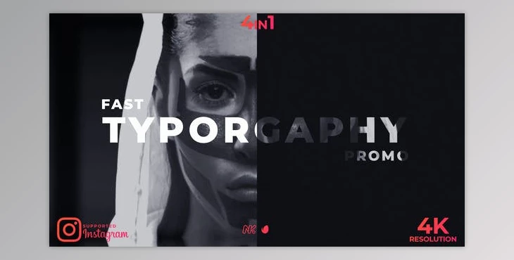 Download Fast Typography Promo (Videohive 25863265) - AE Project