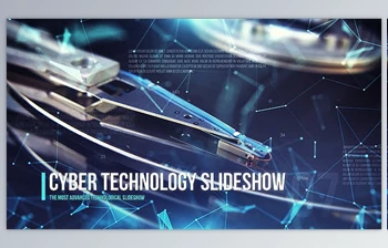 <span class='badge badge-warning'>Cyber</span> Technology Slideshow (Videohive 21349251)