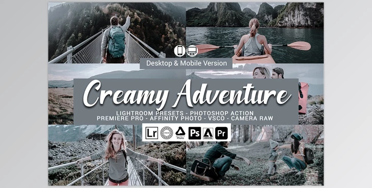 Download Creamy Adventure Presets CreativeMarket-5689521 (LRTEMPLATE, XMP, DNG, ATN)