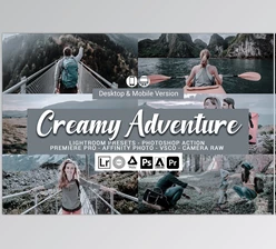 Download Creamy Adventure Presets CreativeMarket-5689521 (LRTEMPLATE, XMP, DNG, ATN)