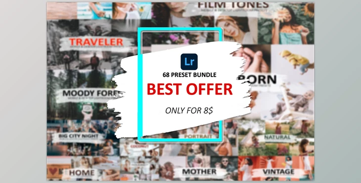 Download 68 Preset Pack For Lightroom CreativeMarket-5734333 (DNG, XMP)