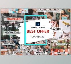 Download 68 Preset Pack For Lightroom CreativeMarket-5734333 (DNG, XMP)