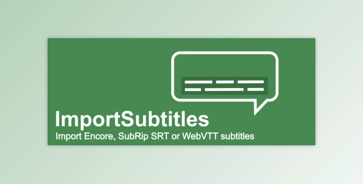 Download AeScripts pt_ImportSubtitles v1.71 (Win, Mac)