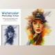 Download Watercolor Photoshop Action CreativeMarket-5232780