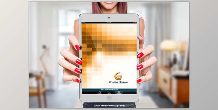 Download Mini Pad Mockup Template CreativeMarket-4680227