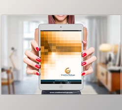 Download Mini Pad Mockup Template CreativeMarket-4680227