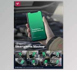 Download Phone Mockup Car Scenes 2 – GraphicRiver 29884792 (PSD)