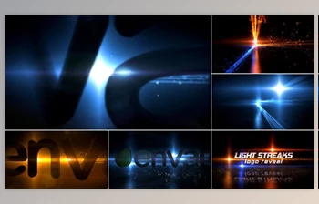 Download <span class='badge badge-warning'>Light</span> Streaks Logo Reveal (Videohive 10748293) - AE Project