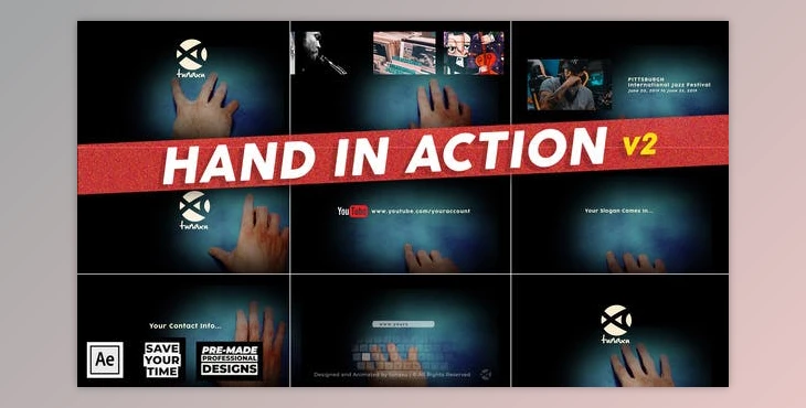 Download Hand in Action - Hand Animations (Videohive 1871617) - AE Project