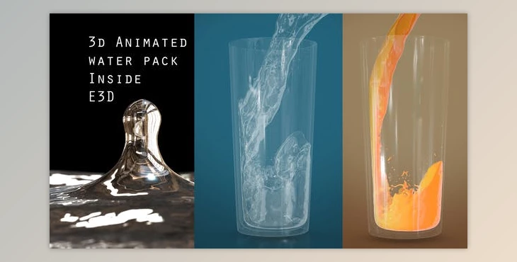 Download Animated 3d Water Pack (Videohive 28524674) - AE Project