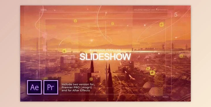 Download Elegance Parallax Slideshow (Videohive 29904698) - AE Project