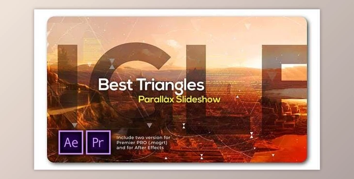 Download Best Triangles Parallax Slideshow (Videohive 29855981) - AE Project