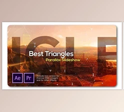 Download Best Triangles Parallax Slideshow (Videohive 29855981) - AE Project