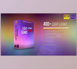 Download 4K Ultimate Light Leaks Bundle – MotionElements 15064332 - AE Project