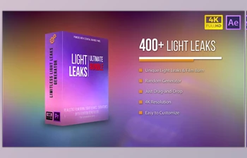 Download 4K Ultimate Light Leaks <span class='badge badge-warning'>Bundle</span> – MotionElements 15064332 - AE Project
