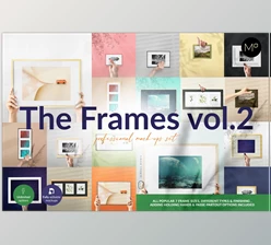 Download The Frames vol.2 Mock-ups Set CreativeMarket-5580371 (PSD)