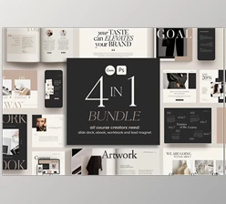 Download 4 in 1 Bundle for Creators CANVA PS CreativeMarket-5493656