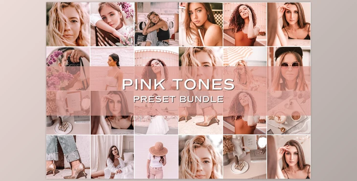 Download 30 Pink Lightroom Preset Bundle CreativeMarket-5701831 (DNG , XMP)