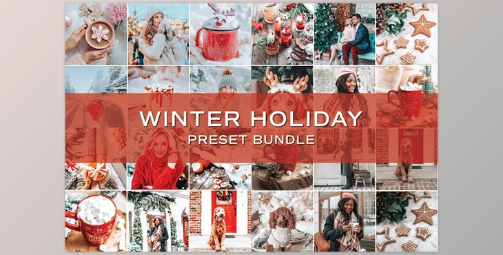 Download 20 Holiday Lightroom Preset Bundle CreativeMarket-5701823 (DNG , XMP)
