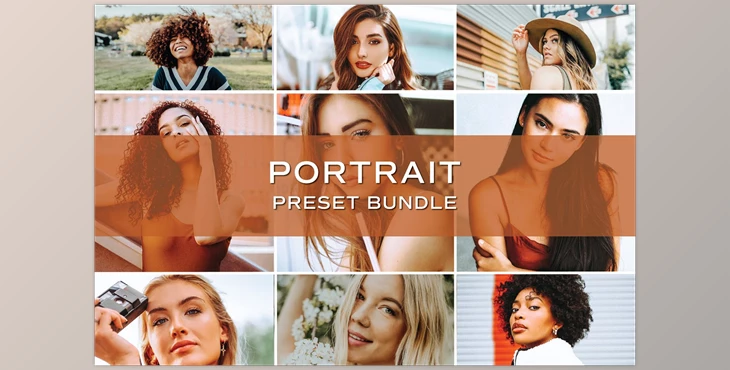 Download 10 Portrait Lightroom Preset Bundle CreativeMarket-5701827 (DNG , XMP)