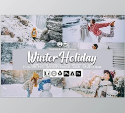 Download Winter Holiday Presets CreativeMarket-5698463 (LRTEMPLATE, DNG, XMP, PDF, ATN)