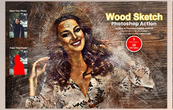 Download Wood Sketch <span class='badge badge-warning'>Photoshop</span> <span class='badge badge-warning'>Action</span> CreativeMarket-5631877 (ATN, ABR, PAT)