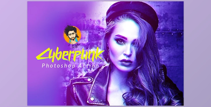 Download Cyberpunk Photoshop Action CreativeMarket-5734504 (JPG, ATN)