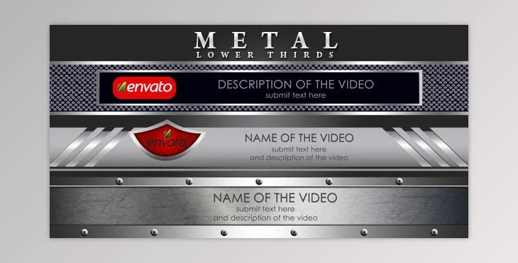 Metal Lower Thirds (Videohive 2594958)