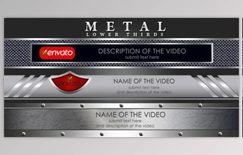 <span class='badge badge-warning'>Metal</span> Lower Thirds (Videohive 2594958)