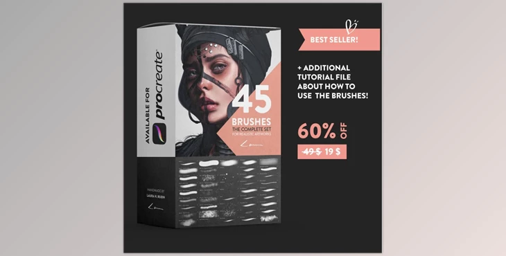 Download Gumroad – The Ultimate Brush Set with all my 102 Brushes