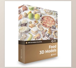Download CGAXIS - Food 3D Models for Unity Collection (CAKE, CREAM, FOOD, FRUIT, LOW POLY, MUFFIN, ORANGE)