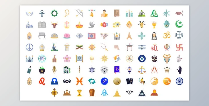 Download 100 Religious Icons (Videohive 29967265) - AE Project