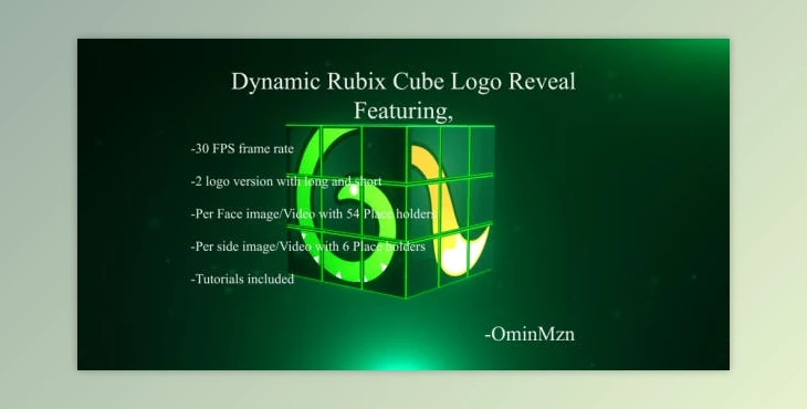 Download Dynamic Rubix Cube Logo Reveal (Videohive 16957048) - AE Project