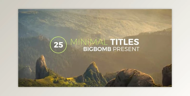 Download Minimal Titles (Videohive 18705333) - AE Project