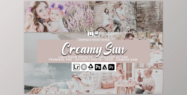 Download Creamy Sun Presets CM-5693577 (LRTEMPLATE, DNG, XMP, PDF)