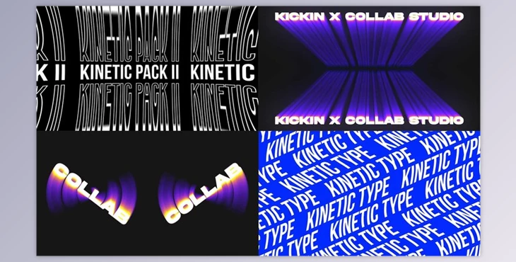 Download Collab Studio – Kinetic Type I + II - AE Project
