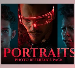 Download Portraits Photo Reference Pack (Artstation) - JPG