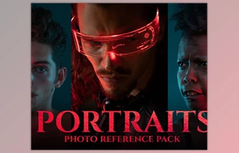 Download Portraits Photo <span class='badge badge-warning'>Reference</span> Pack (Artstation) - JPG