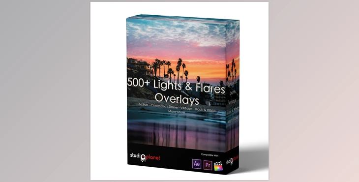 Download Studiosplanet – 500+ LIGHTS & FLARES OVERLAYS (MP4)