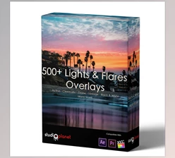 Download Studiosplanet – 500+ LIGHTS & FLARES OVERLAYS (MP4)