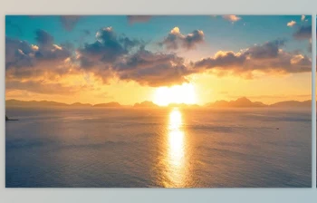 Download El Nido Islands on the Horizon at Sunset Time and the Golden Sea, Palawan, Philippines (<span class='badge badge-warning'>Videohive</span> 23442294) - <span class='badge badge-warning'>Apple</span> ProRes 422