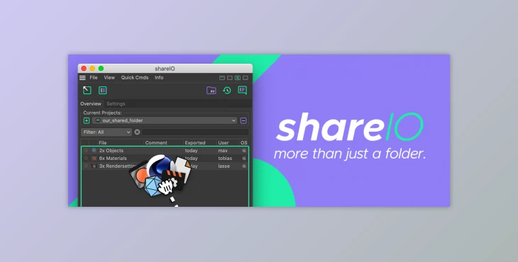 Download AeScripts ShareIO v1.10  for Cinema 4D (Win)
