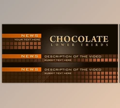 Chocolate Lower Thirds (Videohive 1401593)