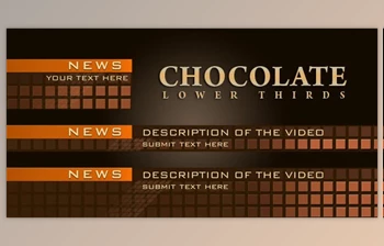 Chocolate <span class='badge badge-warning'>Lower</span> Thirds (Videohive 1401593)